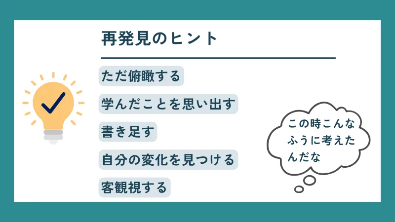 再発見はどう使う？